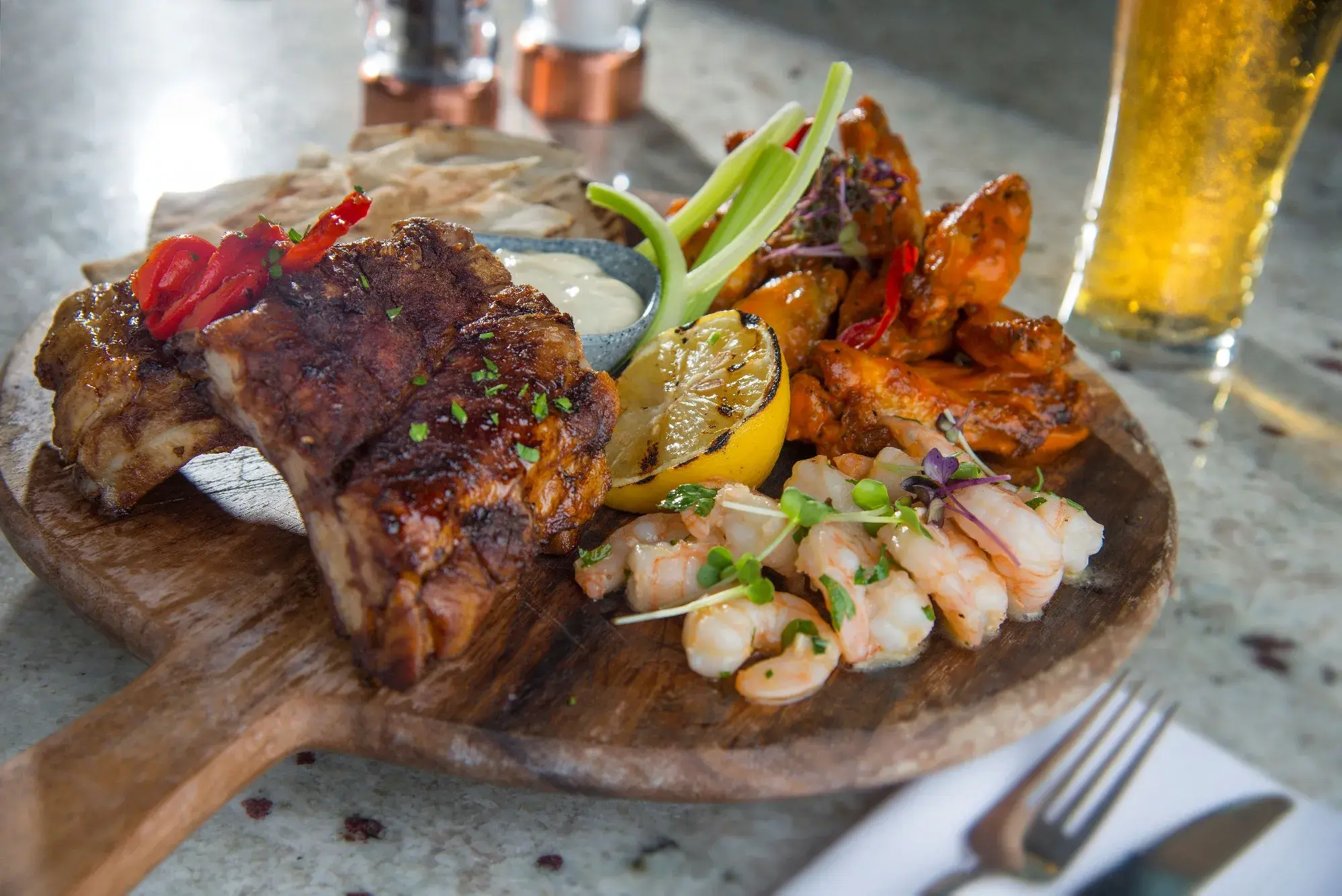 Sharing platter at Mossco