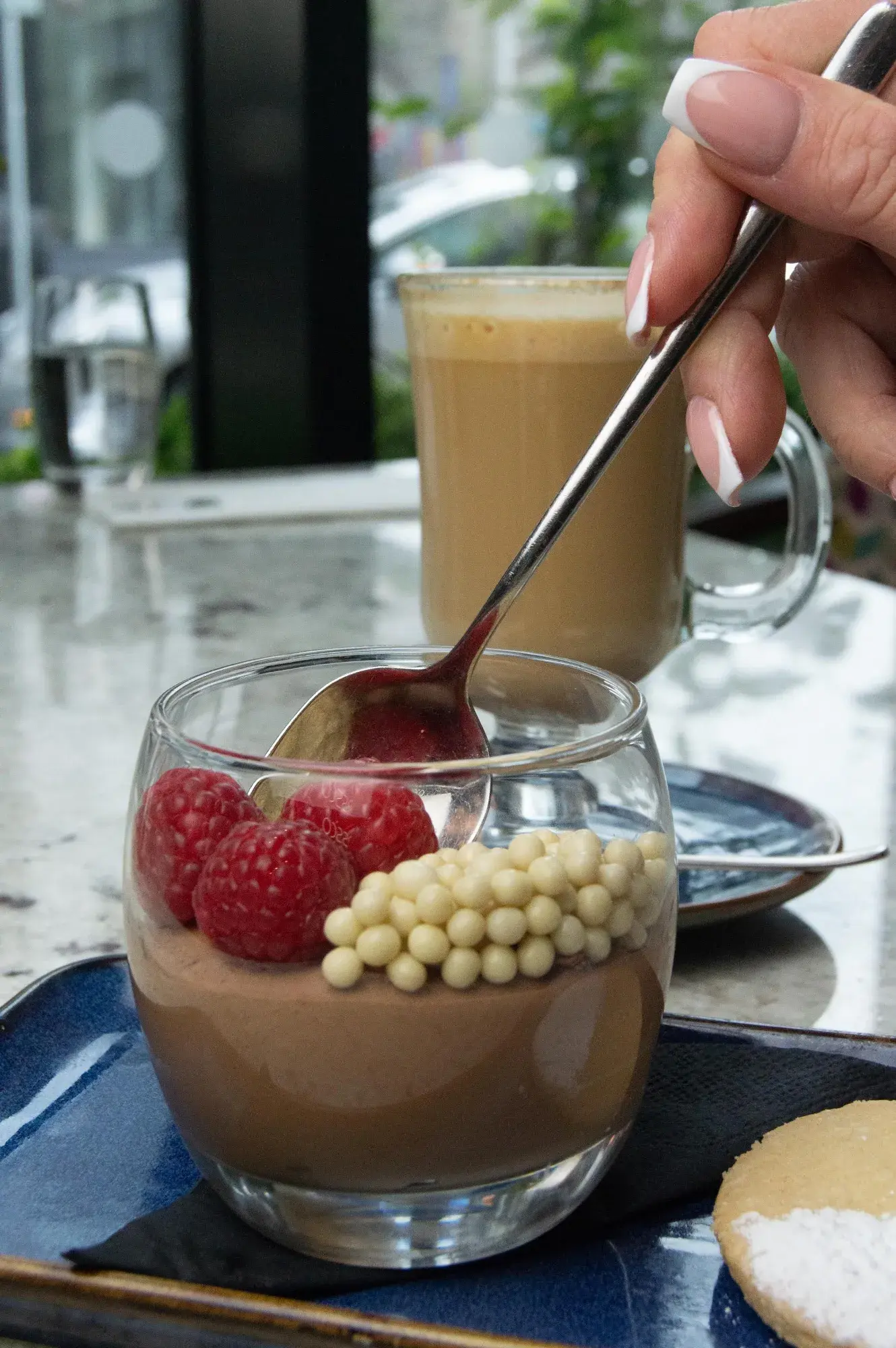 Chocolate dessert at Mossco